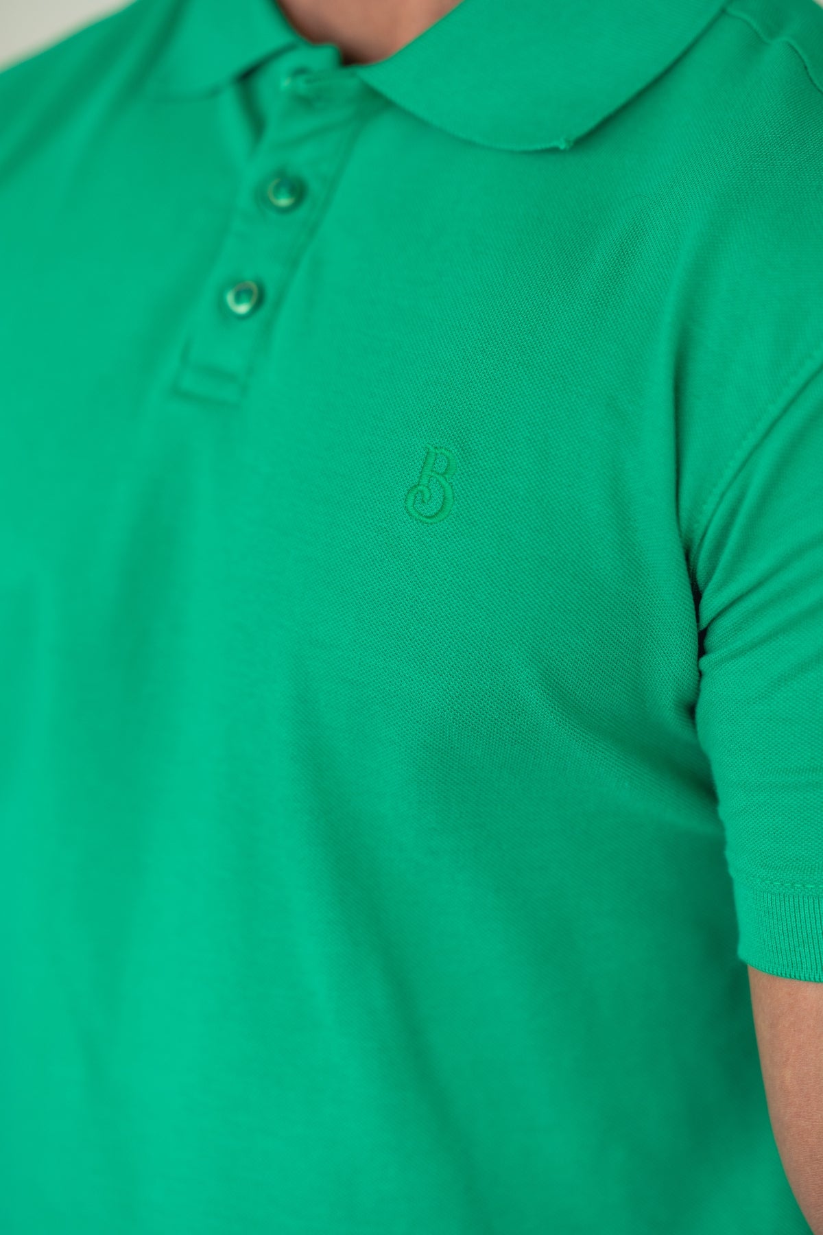 PIQUE POLO - GREEN